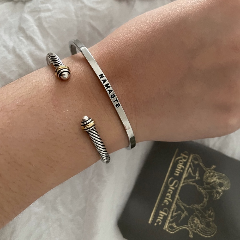 Namaste Silver Bracelet Miami Boutique - Picture 13 of 13